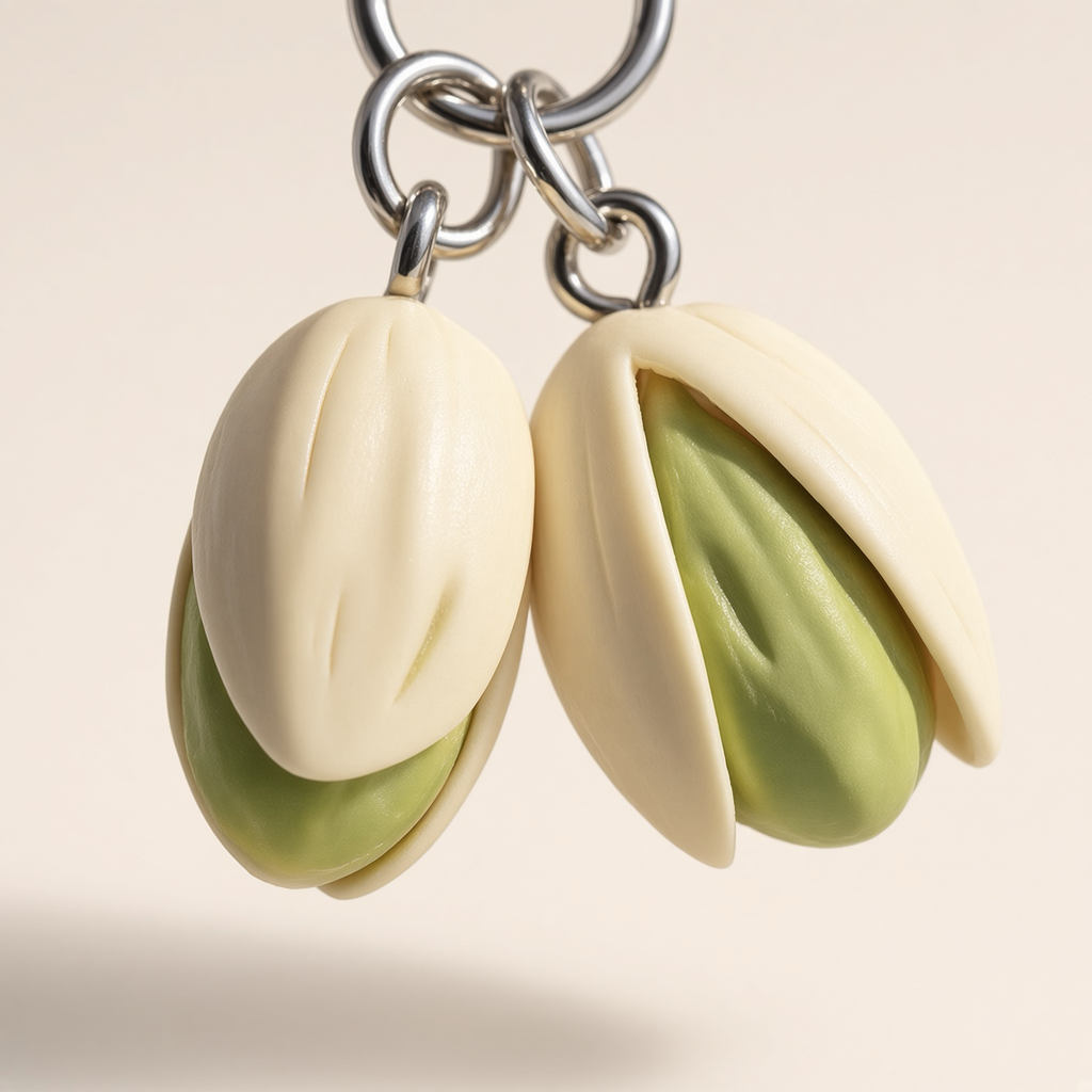 Pistachio Bag Charm
