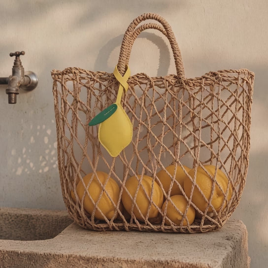 The Amalfi Lemon Bag Charm 🍋